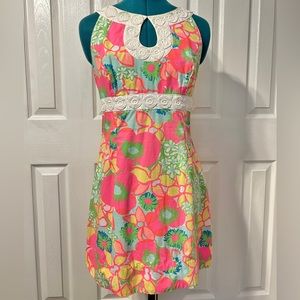 Lilly Pulitzer Floral Dress Size 4
